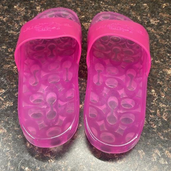 Coach *Authentic* Pink Sandals - Picture 4 of 4
